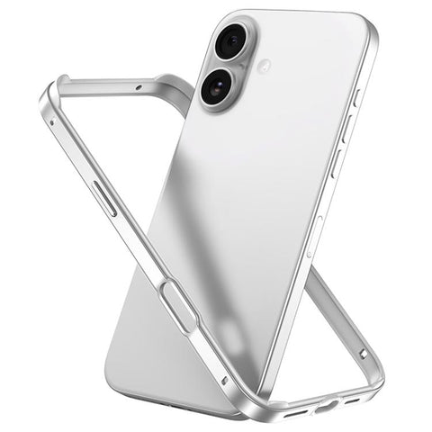 Metal Hybrid Silicone Four-Corner Shockproof Cooling Phone Frame Case, For iPhone 18 Pro / 17 Pro, For iPhone 18 Pro Max / 17 Pro Max, For iPhone 17, For iPhone Air