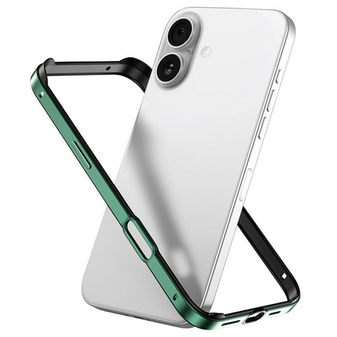 Metal Hybrid Silicone Four-Corner Shockproof Cooling Phone Frame Case, For iPhone 18 Pro / 17 Pro, For iPhone 18 Pro Max / 17 Pro Max, For iPhone 17, For iPhone Air