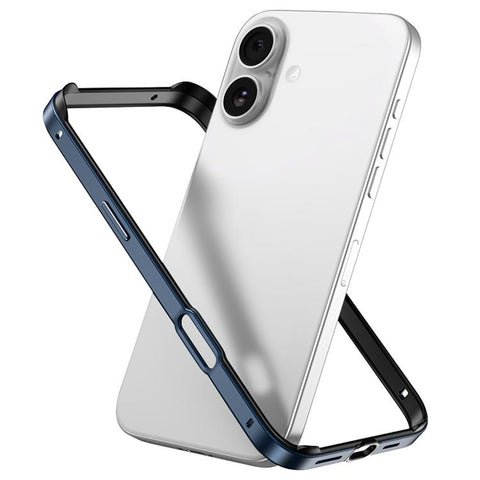 Metal Hybrid Silicone Four-Corner Shockproof Cooling Phone Frame Case, For iPhone 18 Pro / 17 Pro, For iPhone 18 Pro Max / 17 Pro Max, For iPhone 17, For iPhone Air