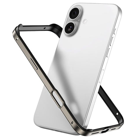 Metal Hybrid Silicone Four-Corner Shockproof Cooling Phone Frame Case, For iPhone 18 Pro / 17 Pro, For iPhone 18 Pro Max / 17 Pro Max, For iPhone 17, For iPhone Air