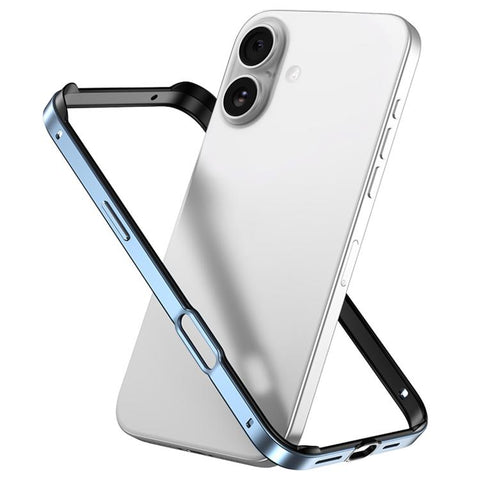 Metal Hybrid Silicone Four-Corner Shockproof Cooling Phone Frame Case, For iPhone 18 Pro / 17 Pro, For iPhone 18 Pro Max / 17 Pro Max, For iPhone 17, For iPhone Air