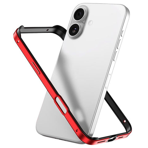 Metal Hybrid Silicone Four-Corner Shockproof Cooling Phone Frame Case, For iPhone 18 Pro / 17 Pro, For iPhone 18 Pro Max / 17 Pro Max, For iPhone 17, For iPhone Air