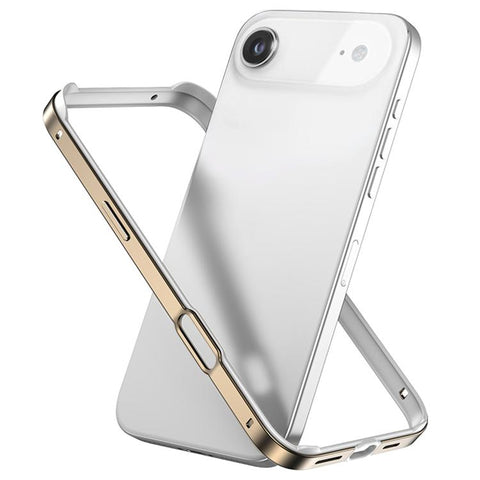 Metal Hybrid Silicone Four-Corner Shockproof Cooling Phone Frame Case, For iPhone 18 Pro / 17 Pro, For iPhone 18 Pro Max / 17 Pro Max, For iPhone 17, For iPhone Air