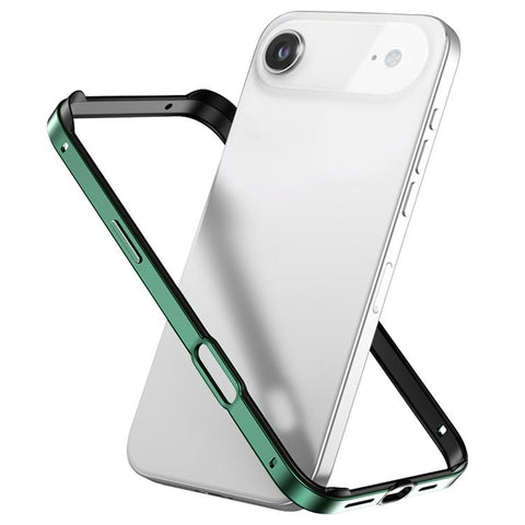 Metal Hybrid Silicone Four-Corner Shockproof Cooling Phone Frame Case, For iPhone 18 Pro / 17 Pro, For iPhone 18 Pro Max / 17 Pro Max, For iPhone 17, For iPhone Air