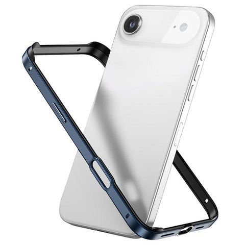 Metal Hybrid Silicone Four-Corner Shockproof Cooling Phone Frame Case, For iPhone 18 Pro / 17 Pro, For iPhone 18 Pro Max / 17 Pro Max, For iPhone 17, For iPhone Air
