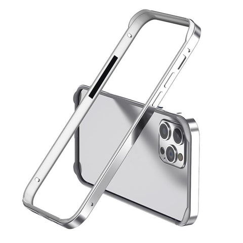 Metal Hybrid Silicone Four-Corner Shockproof Cooling Phone Frame Case, For iPhone 14 Plus, For iPhone 14, For iPhone 14 Pro, For iPhone 14 Pro Max