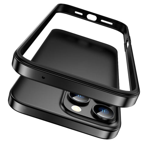 Aluminum Alloy Hybrid Silicone Edge Thin Cooling Phone Frame Case with Metal Lens Frame, For iPhone 16 Pro Max, For iPhone 16 Pro, For iPhone 15 Pro Max, For iPhone 15 Pro, For iPhone 14 Pro, For iPhone 14 Pro Max, For iPhone 13 Pro Max, For iPhone 13 Pro