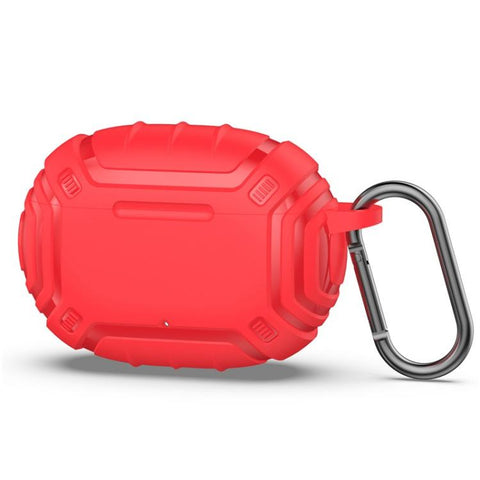 Frosted Anti Drop Shell TPU Earphone Cover with Metal Clip, For Beats Studio Buds / Buds+