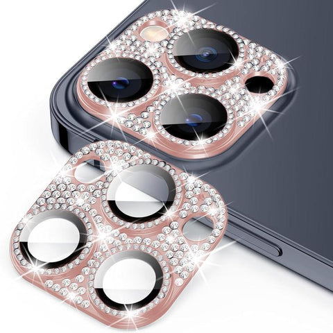 Kalebol All-in-One Frosted Metal Armor Diamond-Shine Camera Lens Film, For iPhone 16 Pro Max, For iPhone 16 Pro, For iPhone 16 Plus, For iPhone 16, For iPhone 15 Pro Max, For iPhone 15 Pro