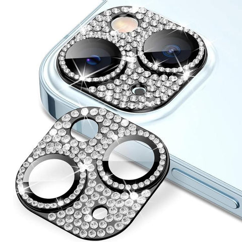 Kalebol All-in-One Frosted Metal Armor Diamond-Shine Camera Lens Film, For iPhone 15 Plus, For iPhone 15, For iPhone 14 Plus, For iPhone 14, For iPhone 14 Pro, For iPhone 14 Pro Max