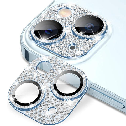 Kalebol All-in-One Frosted Metal Armor Diamond-Shine Camera Lens Film, For iPhone 15 Plus, For iPhone 15, For iPhone 14 Plus, For iPhone 14, For iPhone 14 Pro, For iPhone 14 Pro Max