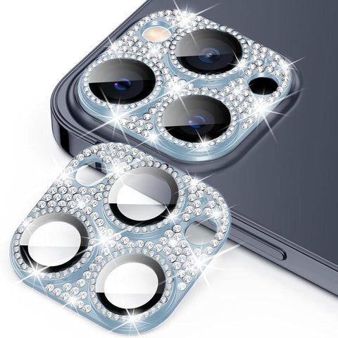 Kalebol All-in-One Frosted Metal Armor Diamond-Shine Camera Lens Film, For iPhone 13 Pro Max, For iPhone 13 Pro, For iPhone 13