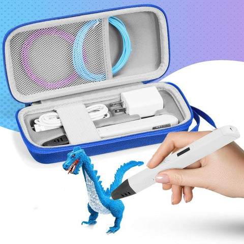 For MYNT3D Super / Professional / Pro 3D Printing Pen Hard Shell Carrying Storage Case, For MYNT3D Super / Professional / Pro 3D (Blue)