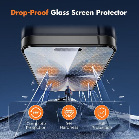 10pcs 0.18mm Ultra-Thin Ultrasonic HD Screen-Printed High-Aluminium Thick-Gel Tempered Glass Film, For iPhone 17e / 16e, For iPhone 17 Pro Max, For iPhone 17 Pro, For iPhone 17, For iPhone Air, For iPhone 16 Pro Max, For iPhone 16 Pro, For iPhone 16 Pl...
