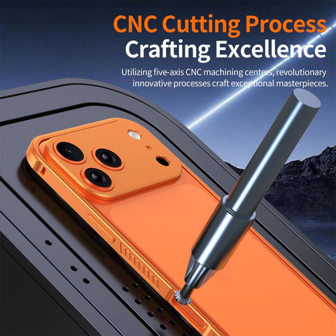 Armor Dual-side Anti-slip Metal Frame Case with Lens Cover, For iPhone 14 Pro Max, For iPhone 13 Pro Max, For iPhone 13 Pro, For iPhone 13