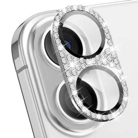 ENKAY Hat-Prince Blink Diamond Camera Lens Aluminium Alloy Tempered Glass Film, For iPhone 17 Pro Max, For iPhone 17 Pro, For iPhone 17
