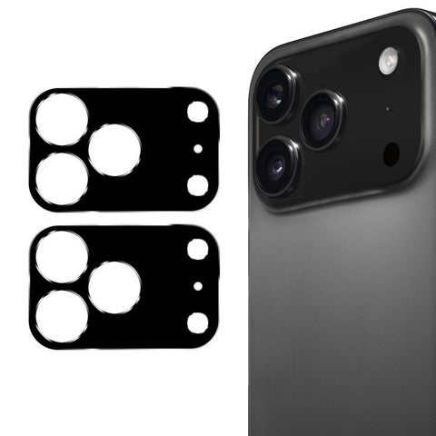 2pcs ENKAY Hat-Prince Black 9H Rear Camera Lens Tempered Glass Film, For iPhone Duo, For iPhone 18 Pro, For iPhone 18 Pro Max, For iPhone 17 Pro Max, For iPhone 17 Pro, For iPhone 17, For iPhone Air