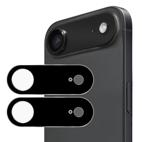 2pcs ENKAY Hat-Prince Black 9H Rear Camera Lens Tempered Glass Film, For iPhone Duo, For iPhone 18 Pro, For iPhone 18 Pro Max, For iPhone 17 Pro Max, For iPhone 17 Pro, For iPhone 17, For iPhone Air