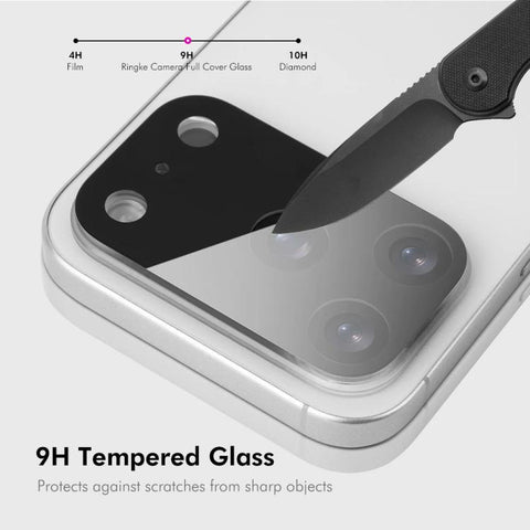 2pcs ENKAY Hat-Prince Black 9H Rear Camera Lens Tempered Glass Film, For iPhone Duo, For iPhone 18 Pro, For iPhone 18 Pro Max, For iPhone 17 Pro Max, For iPhone 17 Pro, For iPhone 17, For iPhone Air