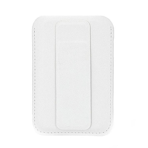 Ultra-Slim Magnetic Vegan Leather Card Bag with Stand