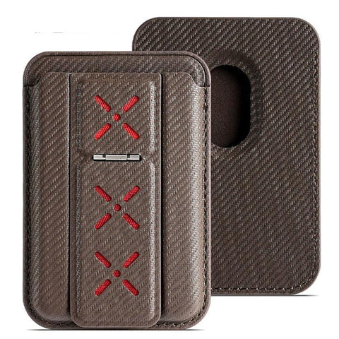 Magnetic Invisible Foldable Stand Card Bag