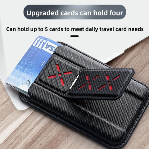 Magnetic Invisible Foldable Stand Card Bag