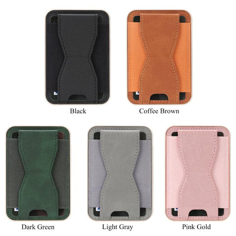 Magnetic Waistband Vegan Leather Card Bag