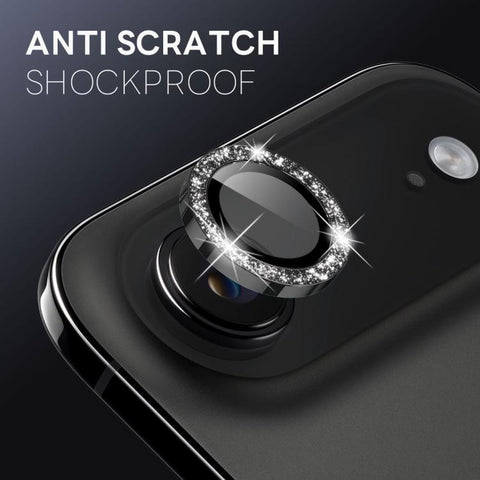 NORTHJO 1 Set Camera Lens Protector Glitter Metal Ring Film, For iPhone Air
