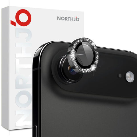 NORTHJO 1 Set Camera Lens Protector Glitter Metal Ring Film, For iPhone Air