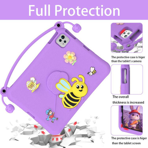 Little Bee EVA Shockproof Tablet Case, For iPad Pro 11 / Air 11 2025 / 2024, For iPad mini 2024 / mini 6, For iPad 10.2 2021 / 10.5 2019, For iPad mini 5 / mini 4 / mini 3, For iPad 9.7 inch