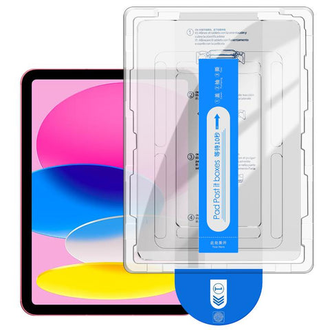 Easy Install Box Dust-Free Curved Edge HD Tempered Glass Film, For iPad Air 13 2026 / 2025 / 2024, For iPad Air 11 2026 / 2025 / 2024, For iPad Pro 13 2025 / 2024, For iPad Pro 11 2025 / 2024, For iPad 2025 / 2022, For iPad mini 2024 / mini 6          ...