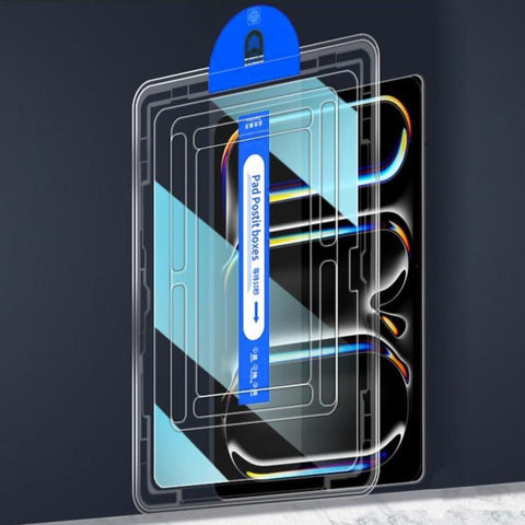 Easy Install Box Dust-Free Curved Edge HD Tempered Glass Film, For iPad Air 13 2026 / 2025 / 2024, For iPad Air 11 2026 / 2025 / 2024, For iPad Pro 13 2025 / 2024, For iPad Pro 11 2025 / 2024, For iPad 2025 / 2022, For iPad mini 2024 / mini 6          ...