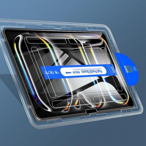 Easy Install Box Dust-Free Curved Edge HD Tempered Glass Film, For iPad Air 13 2026 / 2025 / 2024, For iPad Air 11 2026 / 2025 / 2024, For iPad Pro 13 2025 / 2024, For iPad Pro 11 2025 / 2024, For iPad 2025 / 2022, For iPad mini 2024 / mini 6          ...