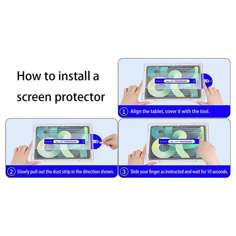 Easy Install Box Dust-Free Curved Edge HD Tempered Glass Film, For iPad Air 13 2026 / 2025 / 2024, For iPad Air 11 2026 / 2025 / 2024, For iPad Pro 13 2025 / 2024, For iPad Pro 11 2025 / 2024, For iPad 2025 / 2022, For iPad mini 2024 / mini 6          ...