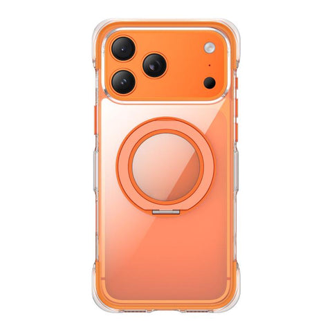 Vacuum-Sealed Transparent Airbag Magnetic Rotation Holder Acrylic Phone Case, For iPhone 18 Pro / 17 Pro, For iPhone 18 Pro Max / 17 Pro Max, For iPhone 17