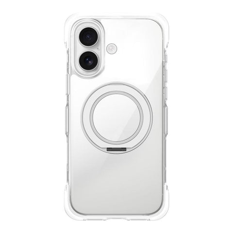 Vacuum-Sealed Transparent Airbag Magnetic Rotation Holder Acrylic Phone Case, For iPhone 18 Pro / 17 Pro, For iPhone 18 Pro Max / 17 Pro Max, For iPhone 17