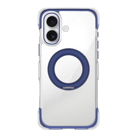 Vacuum-Sealed Transparent Airbag Magnetic Rotation Holder Acrylic Phone Case, For iPhone 18 Pro / 17 Pro, For iPhone 18 Pro Max / 17 Pro Max, For iPhone 17