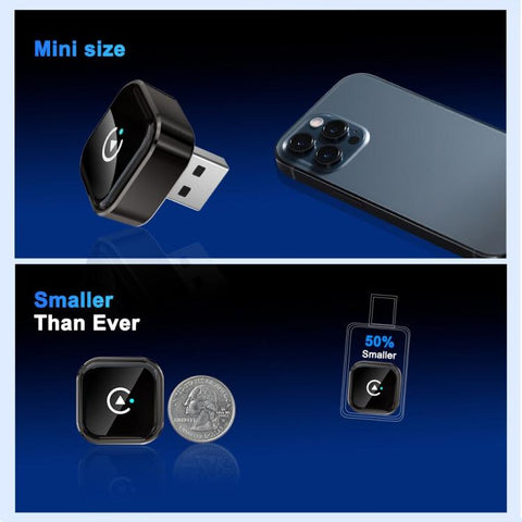 M62 Built-in CarPlay / Android Auto Wired to Wireless Converter 2 in 1 AI Box Wireless Car Adapter, M62
