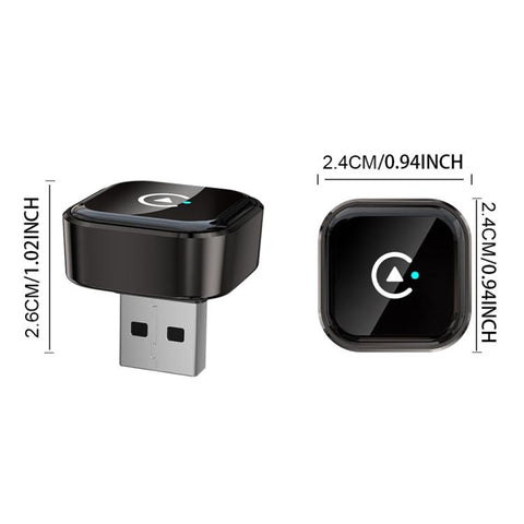 M62 Built-in CarPlay / Android Auto Wired to Wireless Converter 2 in 1 AI Box Wireless Car Adapter, M62