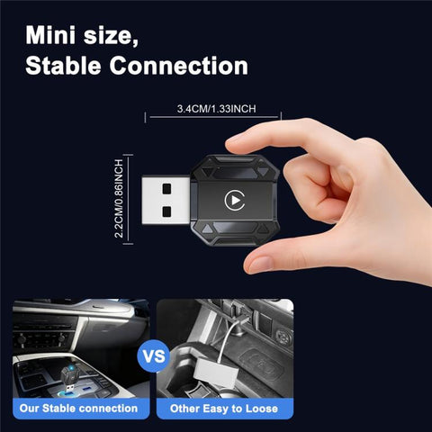 M36 CarPlay / Android Auto Wired to Wireless Converter 2 in 1 Ai Box Wireless Car Adapter, M36