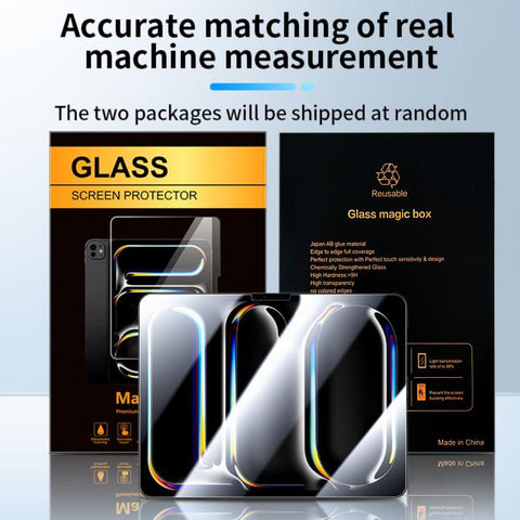 Easy Install Box Dust-Free HD Eye-Protection Tempered Glass Tablet Film, For iPad Air 13 2026 / 2025 / 2024, For iPad Air 11 2026 / 2025 / 2024, For iPad Pro 13 2025 / 2024, For iPad Pro 11 2025 / 2024, For iPad 2025 / 2022, For iPad mini 2024 / mini 6...