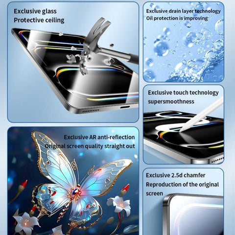 Easy Install Box Dust-Free HD Eye-Protection Tempered Glass Tablet Film, For iPad Air 13 2026 / 2025 / 2024, For iPad Air 11 2026 / 2025 / 2024, For iPad Pro 13 2025 / 2024, For iPad Pro 11 2025 / 2024, For iPad 2025 / 2022, For iPad mini 2024 / mini 6...