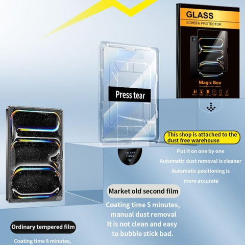 Easy Install Box Dust-Free HD Eye-Protection Tempered Glass Tablet Film, For iPad Air 13 2026 / 2025 / 2024, For iPad Air 11 2026 / 2025 / 2024, For iPad Pro 13 2025 / 2024, For iPad Pro 11 2025 / 2024, For iPad 2025 / 2022, For iPad mini 2024 / mini 6...