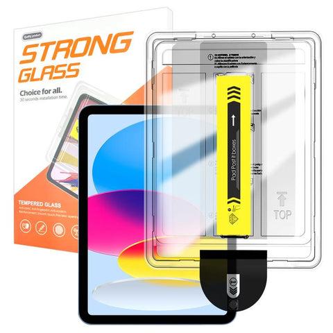 Easy Install Box Dust-Free HD Curved Edge Anti-Fingerprint Tempered Glass Tablet Film, For iPad Air 13 2026 / 2025 / 2024, For iPad Air 11 2026 / 2025 / 2024, For iPad Pro 13 2025 / 2024, For iPad Pro 11 2025 / 2024, For iPad 2025 / 2022               ...