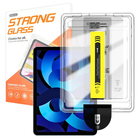 Easy Install Box Dust-Free HD Curved Edge Anti-Fingerprint Tempered Glass Tablet Film, For iPad Air 13 2026 / 2025 / 2024, For iPad Air 11 2026 / 2025 / 2024, For iPad Pro 13 2025 / 2024, For iPad Pro 11 2025 / 2024, For iPad 2025 / 2022               ...