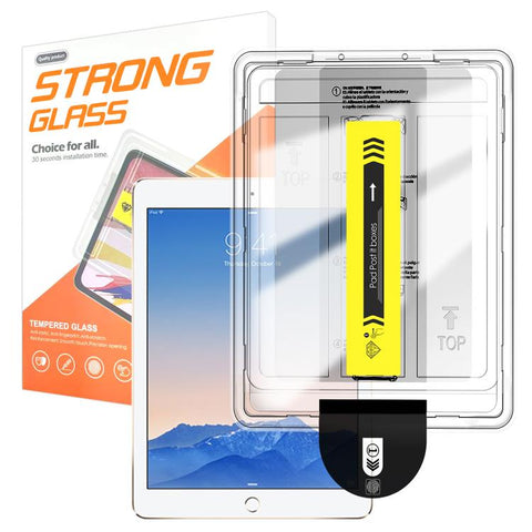 Easy Install Box Dust-Free HD Curved Edge Anti-Fingerprint Tempered Glass Tablet Film, For iPad Air 13 2026 / 2025 / 2024, For iPad Air 11 2026 / 2025 / 2024, For iPad Pro 13 2025 / 2024, For iPad Pro 11 2025 / 2024, For iPad 2025 / 2022               ...