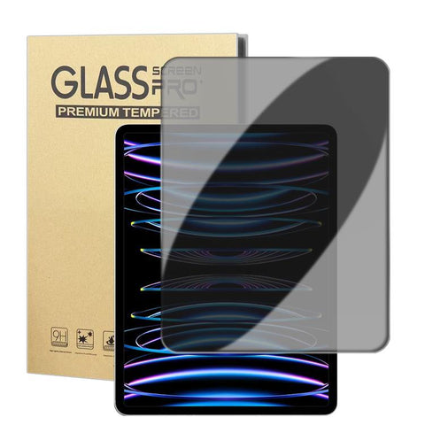 Curved Edge Anti-Fingerprint Privacy Tempered Glass Tablet Screen Film, For iPad Air 13 2026 / 2025 / 2024, For iPad Air 11 2026 / 2025 / 2024, For iPad Pro 13 2025 / 2024, For iPad Pro 11 2025 / 2024, For iPad 2025 / 2022, For iPad mini 2024 / mini 6 ...