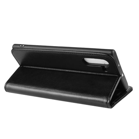 R64 Texture Single Fold Horizontal Flip Leather Case for Galaxy Note 10, with Holder & Card Slots & Wallet, For Galaxy Note 10