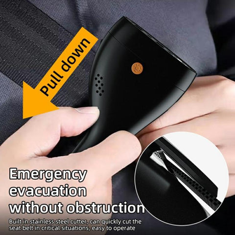 A13 Multifunctional QC3.0 Car Charger Safety Hammer Seatbelt Cutter with LED Flashlight, A13