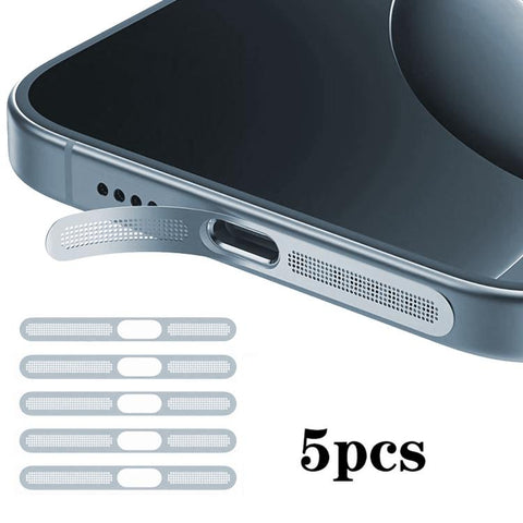 5pcs High-Density Metallic Integrated Speaker Dust Cover, For iPhone Air